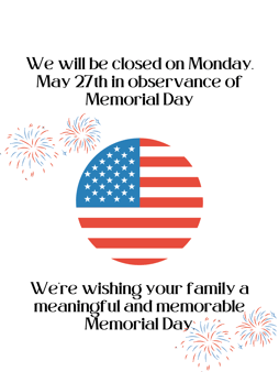 2024 Memorial Day